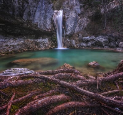 Greece photos - Orlias waterfall