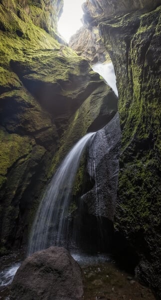 The hidden waterfall