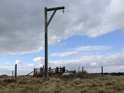 pictures of Northumberland - Winter’s Gibbet, Elsdon