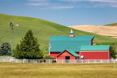 Whitman County photo locations - Conrad Road Farm
