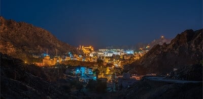 Oman instagram spots - Muscat Views from Riyam Street