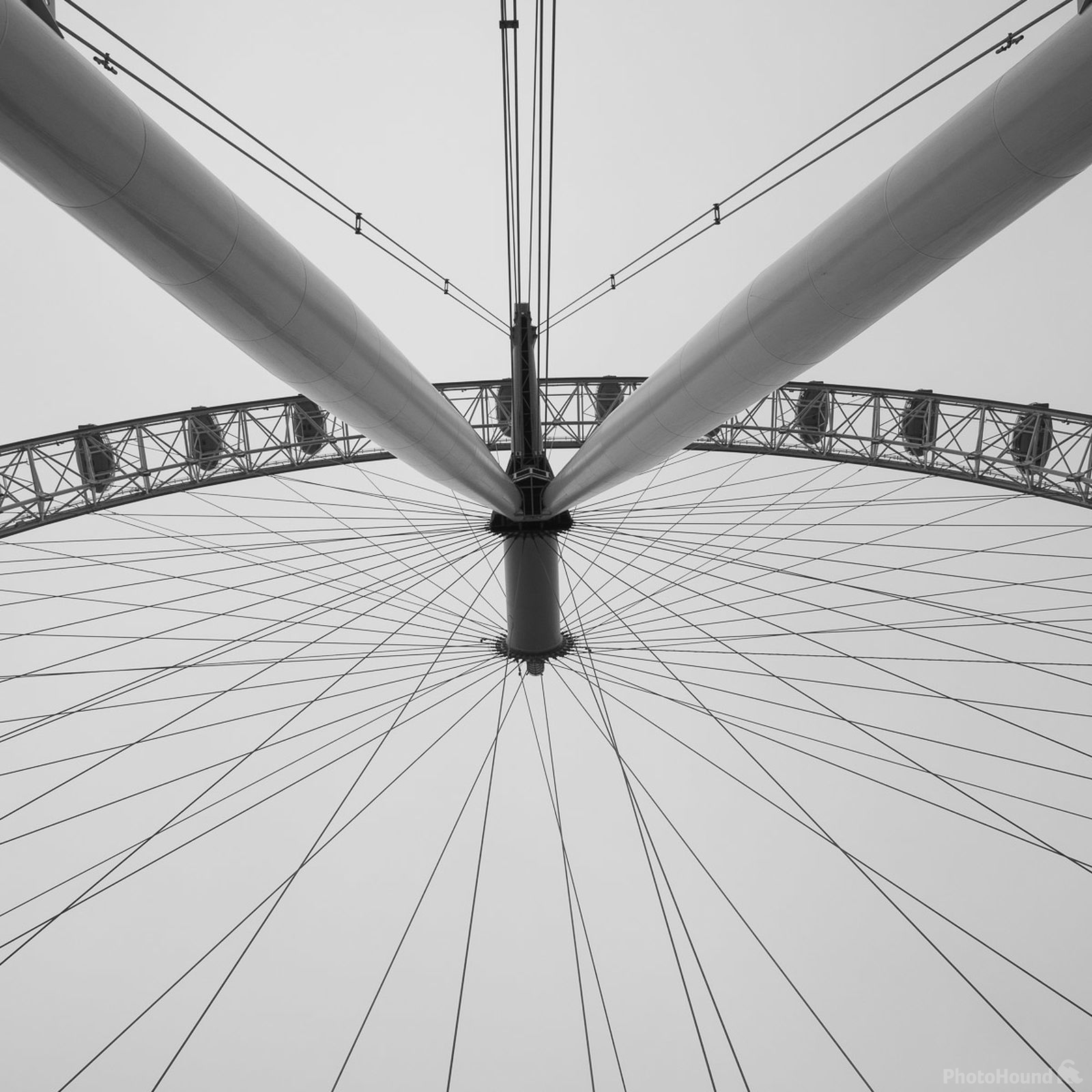 Image of The London Eye from Hungerford Bridge by Jo Whitnell