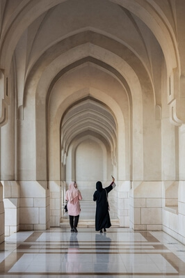 Muscat Governorate instagram spots - Al Alam Archways