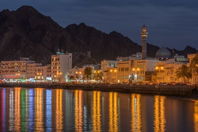 instagram spots in Oman - Corniche Walk, Muscat