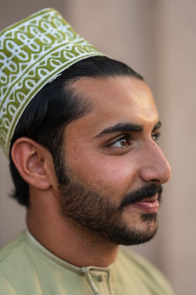Young Omani man at Nizwa souq