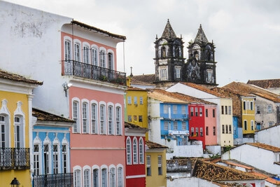 Brazil images - Houses in Salvador da Bahia