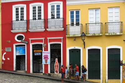 Brazil photos - Houses in Salvador da Bahia