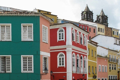 pictures of Brazil - Houses in Salvador da Bahia