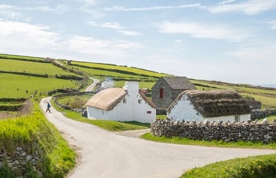Isle of Man photo locations - Cregneash Village