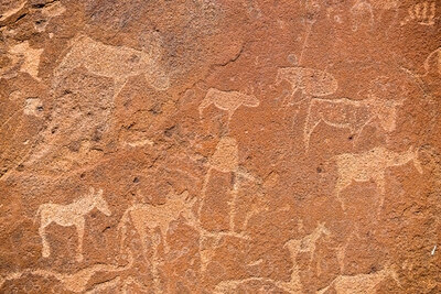 pictures of Namibia - Twyfelfontein Rock Artwork, Namibia