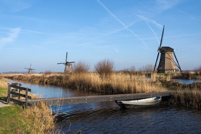 photos of the Netherlands - Windmills of Kinderdijk