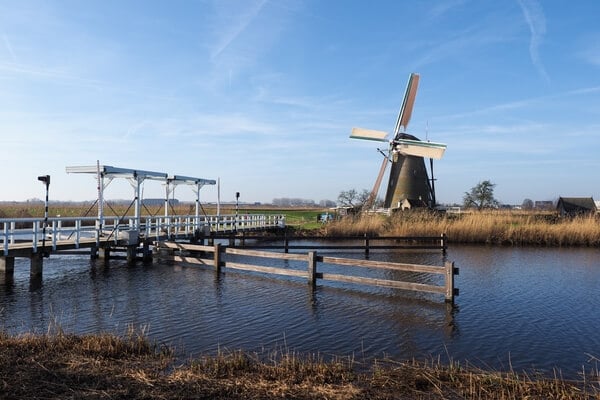 Windmill and Bridge