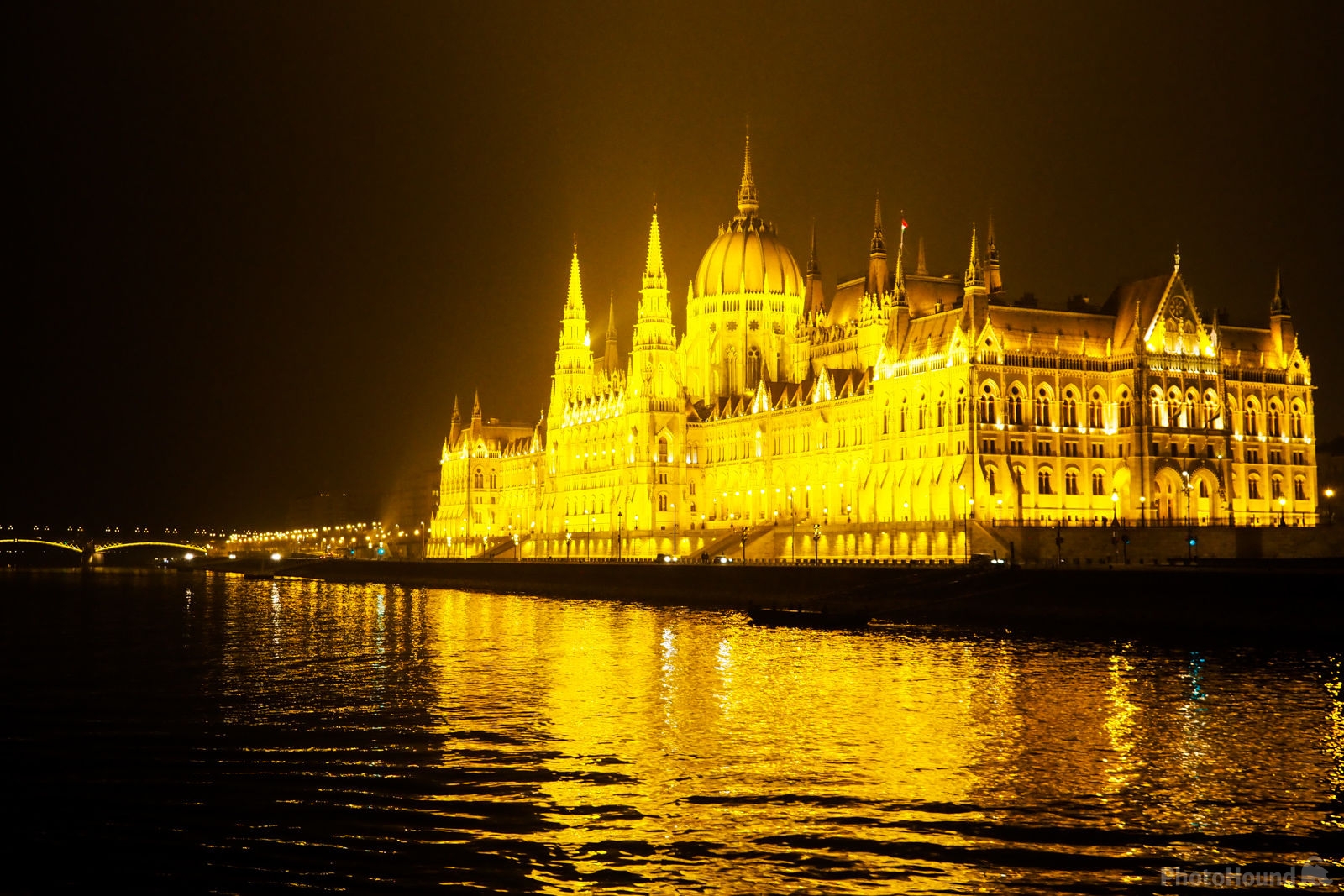 Image of Hungarian Parliament at Night (River Cruise) by Saša Jamšek