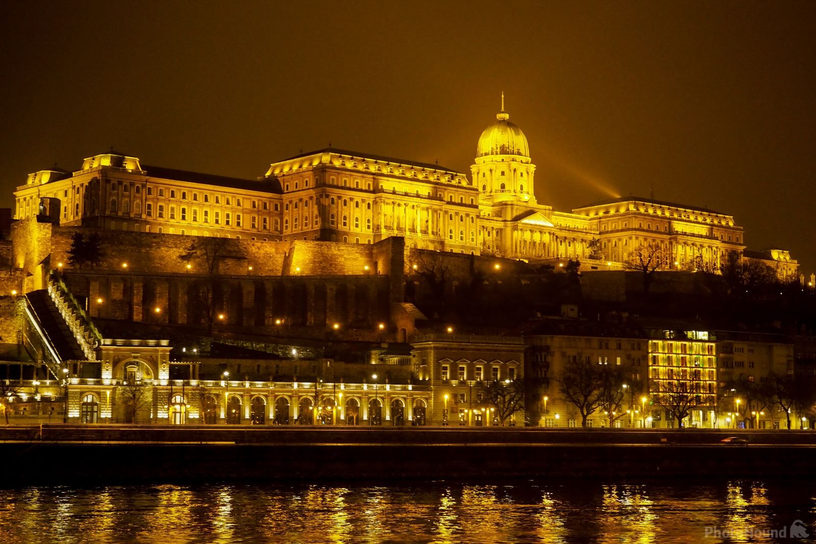 Image of Hungarian Parliament at Night (River Cruise) by Saša Jamšek