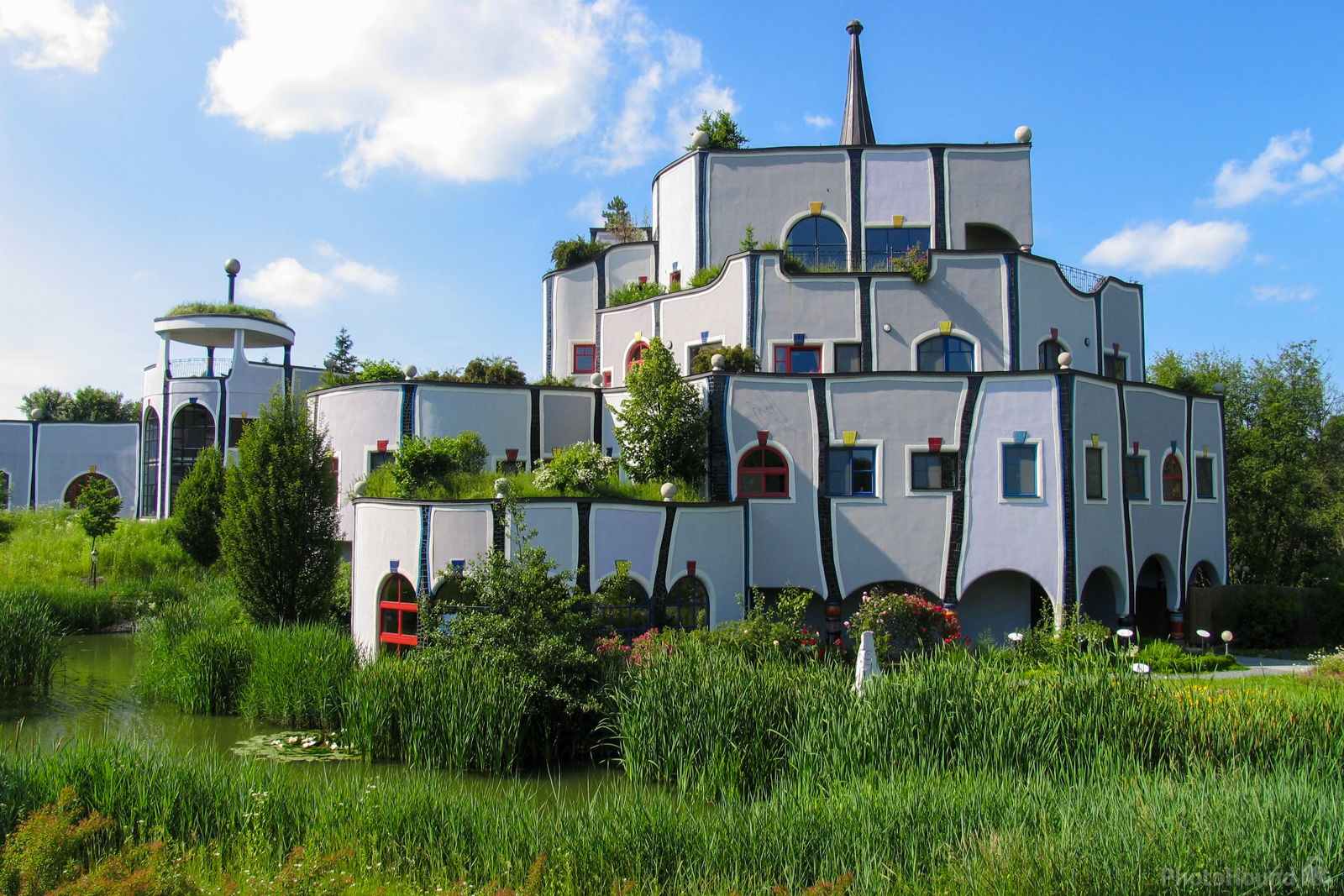 Image of Hundertwasser Architecture at Bad Blumau  by Saša Jamšek