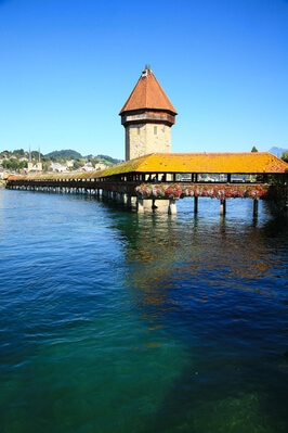 pictures of Switzerland - Kapellbrücke (Chapel Bridge), Lucerne