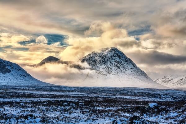 Buachaille Etive Mor as seen from Black Rock Cottage