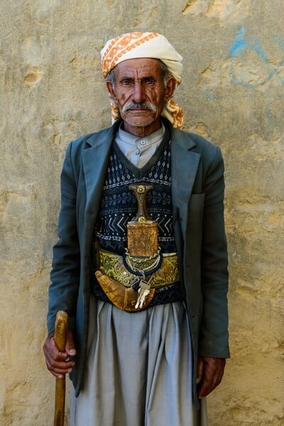 Old Yemeni man 