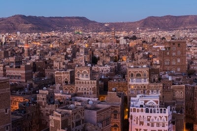 photography locations in Yemen - Sana'a Views from Barj Alsalam Hotel