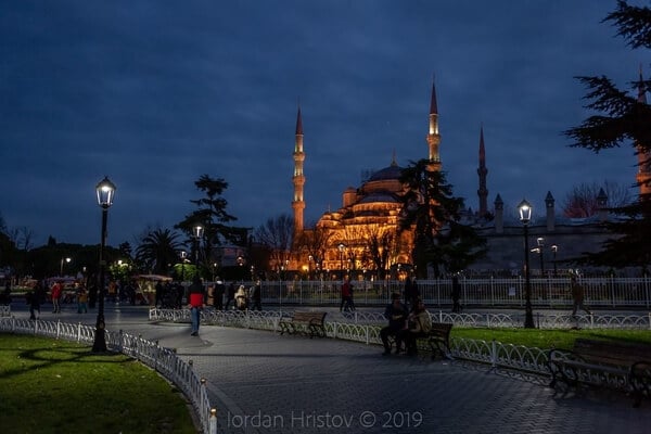 Blue mosque at the blue hour