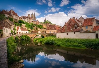 The river view of the old town.