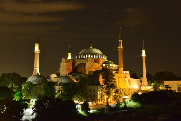Hagia Sophia taken from the Seven Hills rooftop restaurant