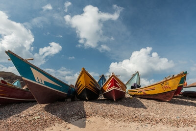 Picture of Fishing Boats, East Socotra - Fishing Boats, East Socotra