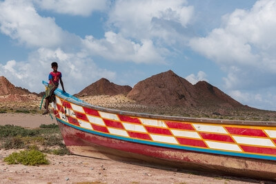 Yemen photos - Fishing Boats, East Socotra