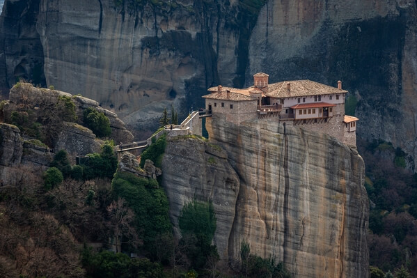 Rousanou monastery with a long lens