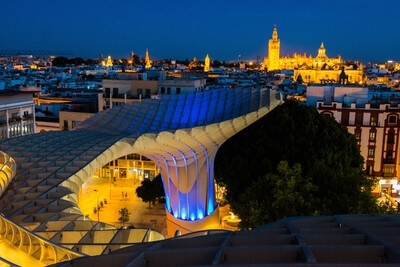 photo locations in Andalucia - Metropol Parasol, Seville, Spain