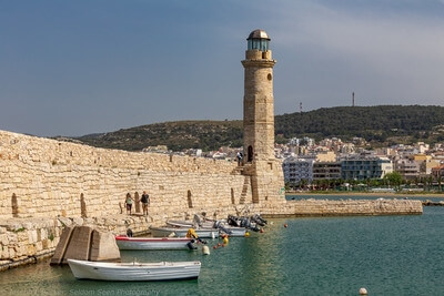 photo spots in Greece - Rethymno Lighthouse