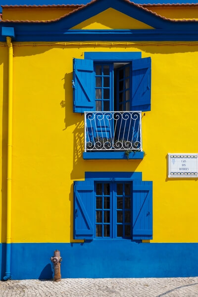 Yellow and Blue House