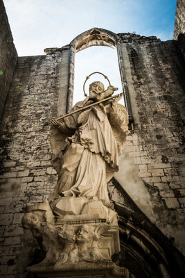 pictures of Lisbon - Carmo Convent Ruins