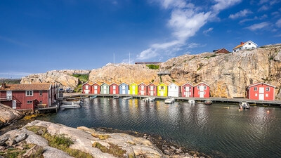 photography spots in Sweden - Smögen waterfront