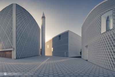 photo locations in Slovenia - Ljubljana Mosque