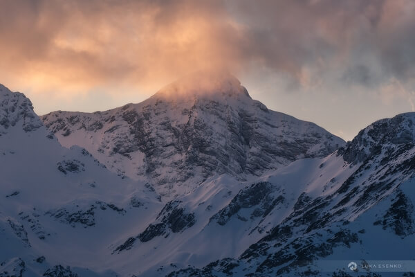 Julian Alps in winter