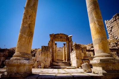 photo locations in Jordan - Roman ruins of Jerash