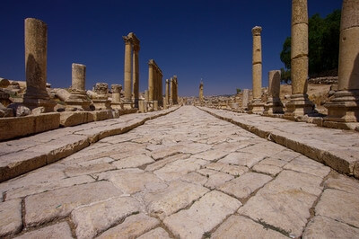 Jordan photos - Roman ruins of Jerash