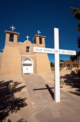 New Mexico photo locations - San Francisco de Asís Mission Church - Exterior