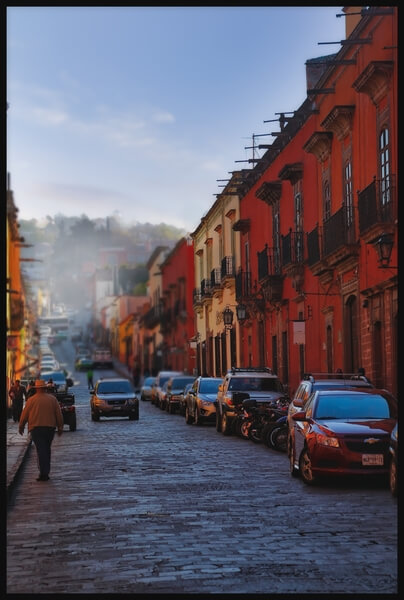 Morning or the afternoon, cobbled streets of SMA are captivating, full of colors, and beautiful colonial architecture. 
