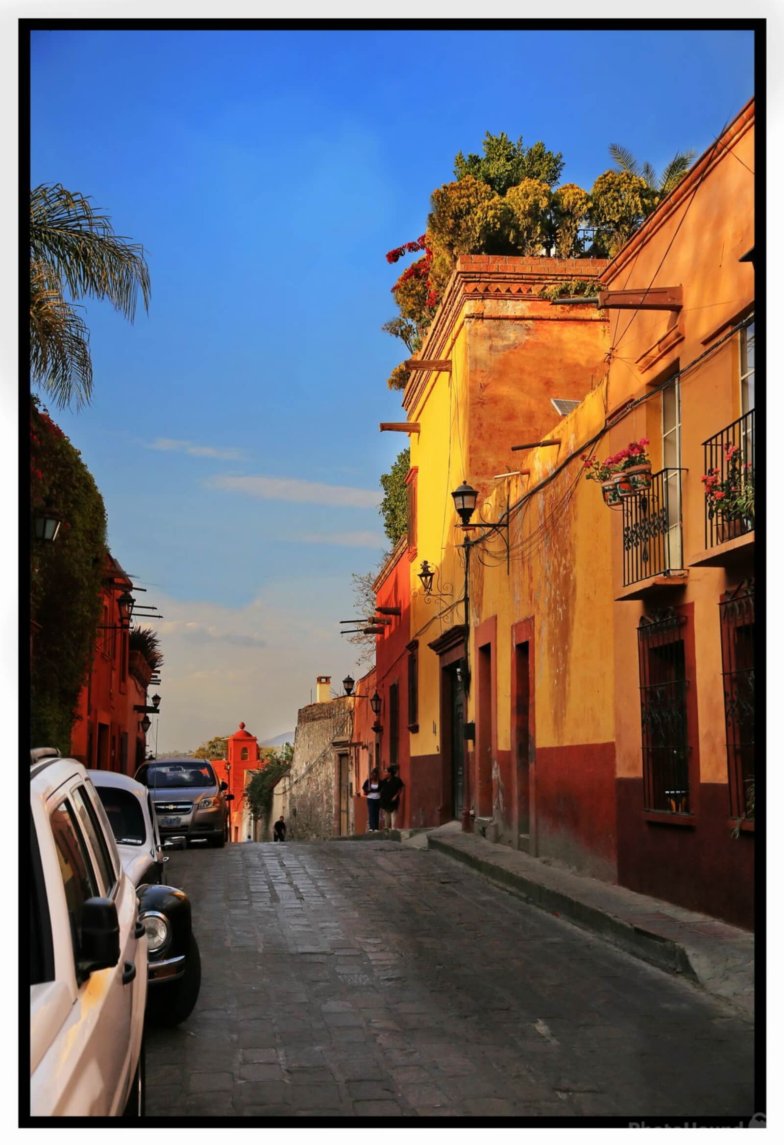 Image of Parroquia de San Miguel & streets of San Miguel de Allende by Vladeta Jericevic