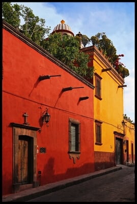 pictures of Mexico - Parroquia de San Miguel & streets of San Miguel de Allende