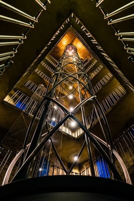 Hlavni Mesto Praha instagram spots - The lift in the Old Town Square Tower