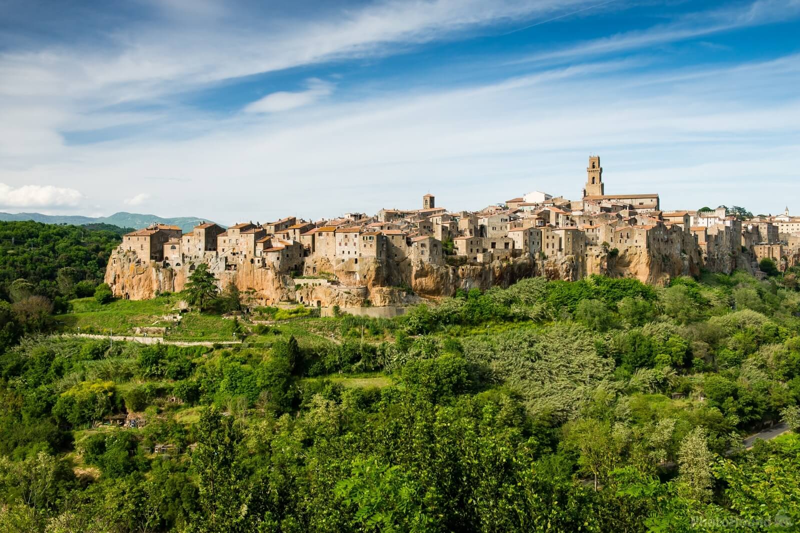 Image of View of Pitigliano by VOJTa Herout