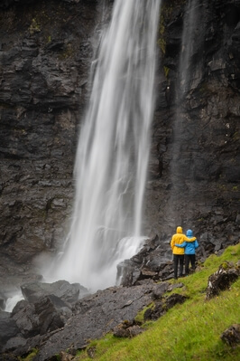 Faroe Islands images - Fossá Waterfall