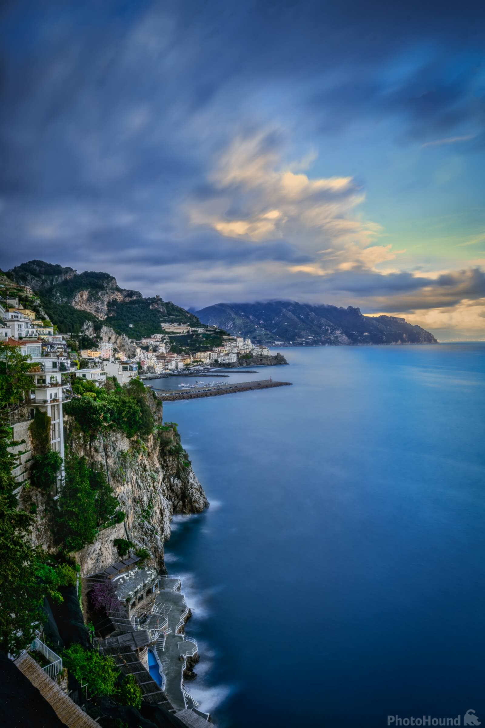Image of Amalfi - view from the main road by Raimondo Giamberduca