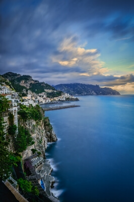 photos of Naples & the Amalfi Coast - Amalfi - view from the main road