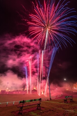photos of South Wales - Carmarthen Park Fireworks