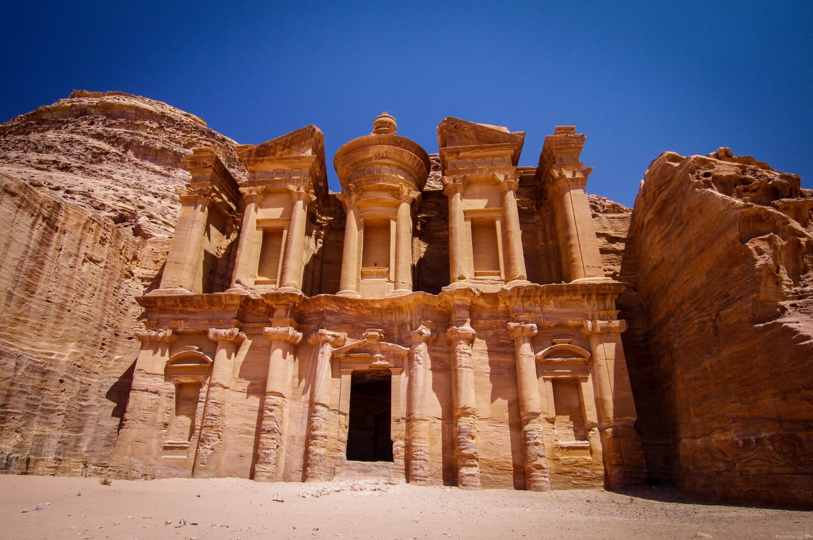 Image of Ad Deir (the Monastery), Petra by Wayne & Lyn Liebelt