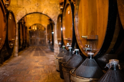 photos of Tuscany - Cantina Contucci Montepulciano wine cellars